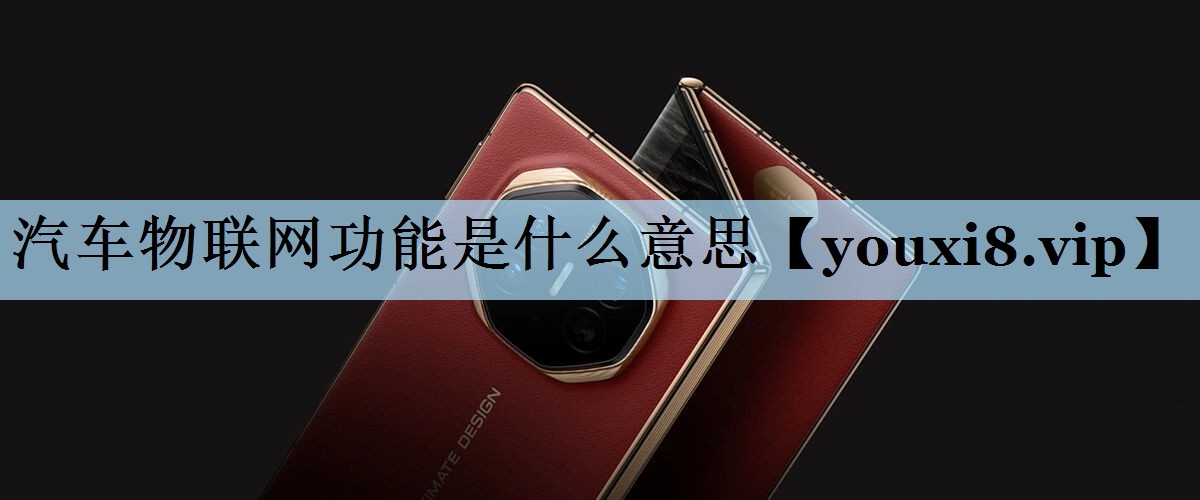 汽车物联网功能是什么意思 汽车物联网功能是什么意思